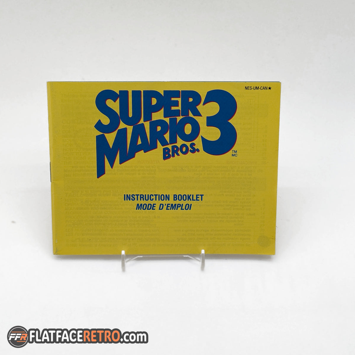 Super Mario Bros 3 - Nintendo NES - Manual Only