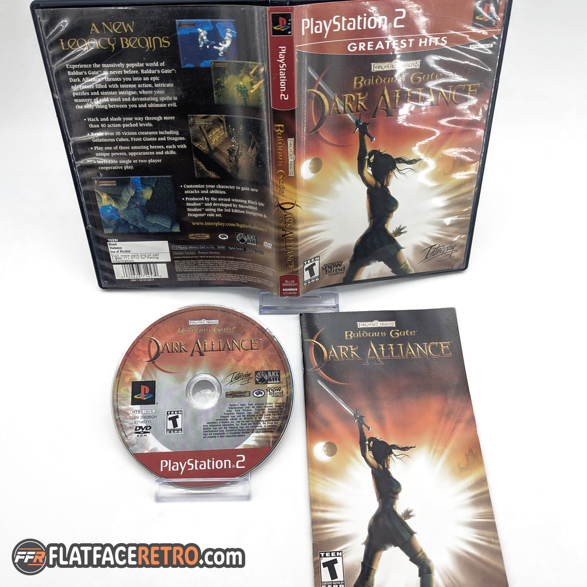 Baldur's Gate Dark Alliance [Greatest Hits] - Sony PlayStation 2 - Complete