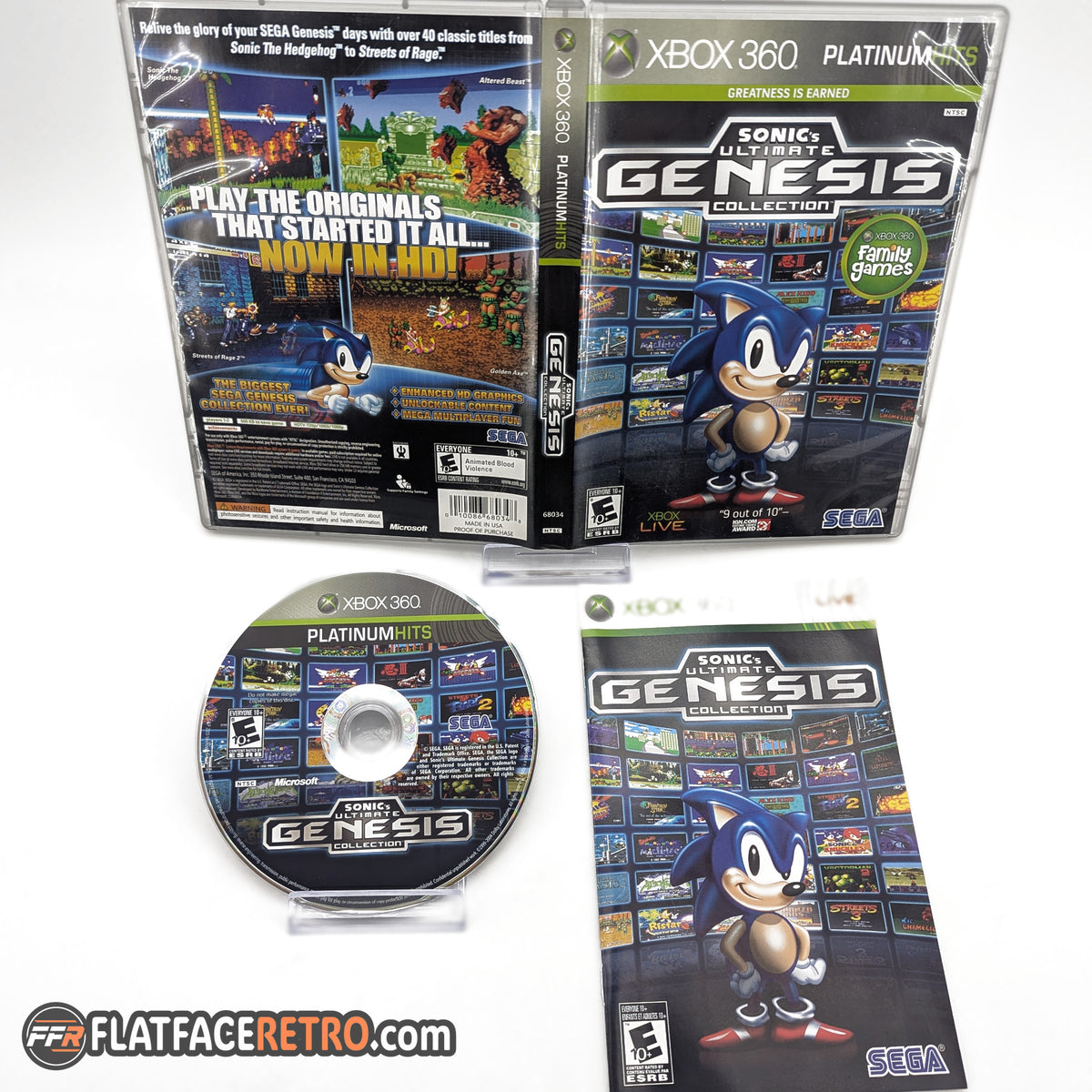 Sonic's Ultimate Genesis Collection - Microsoft Xbox 360 - Complete