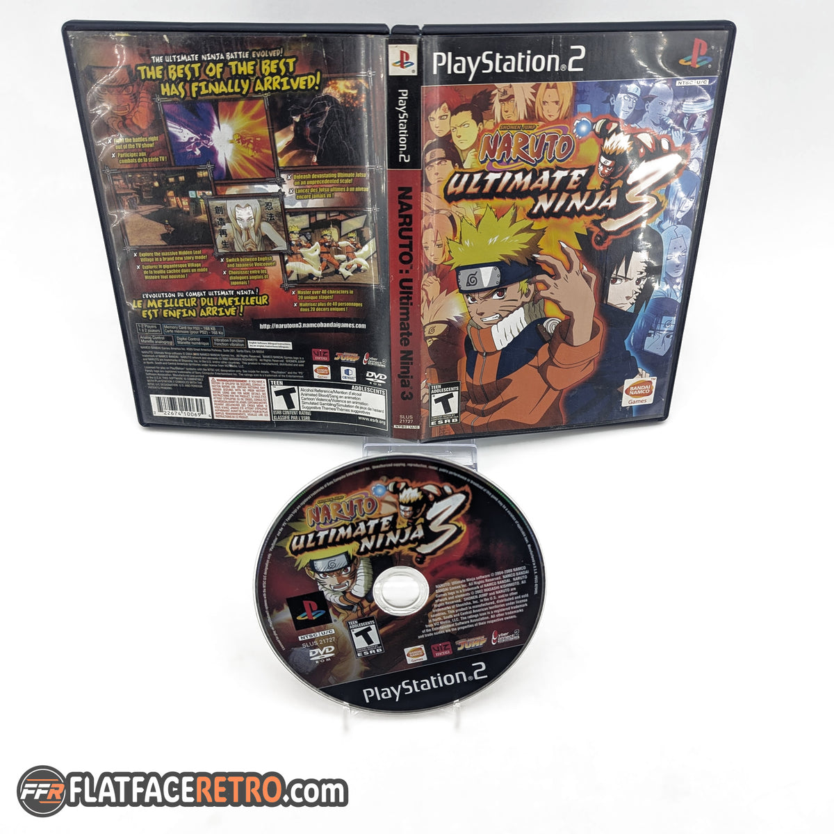 Naruto Ultimate Ninja 3 - Sony PlayStation 2 - Game and Case Insert Only