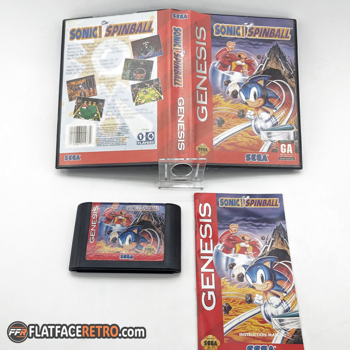 Sonic Spinball - Sega Genesis - Complete