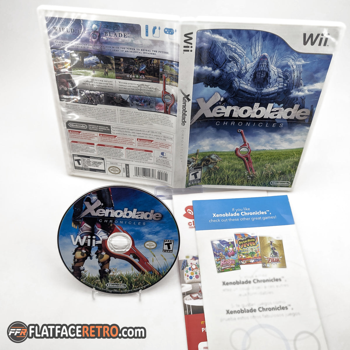 Xenoblade Chronicles - Nintendo Wii - Game and Case Insert Only