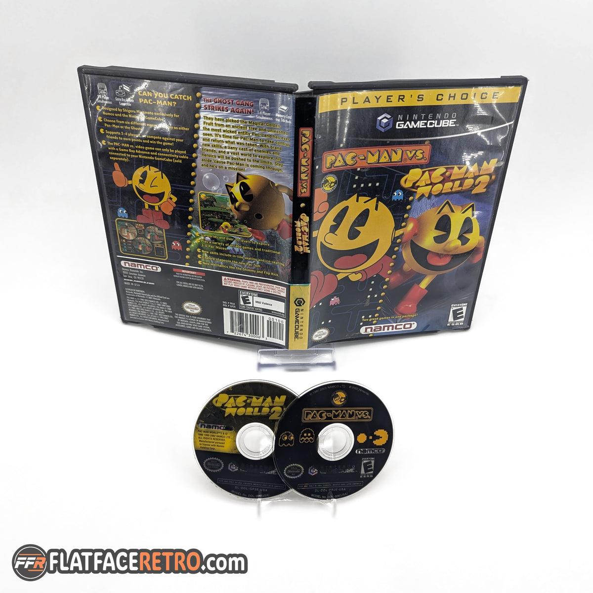Pac-Man vs & Pac-Man World 2 - Nintendo Gamecube - Game and Case Insert Only