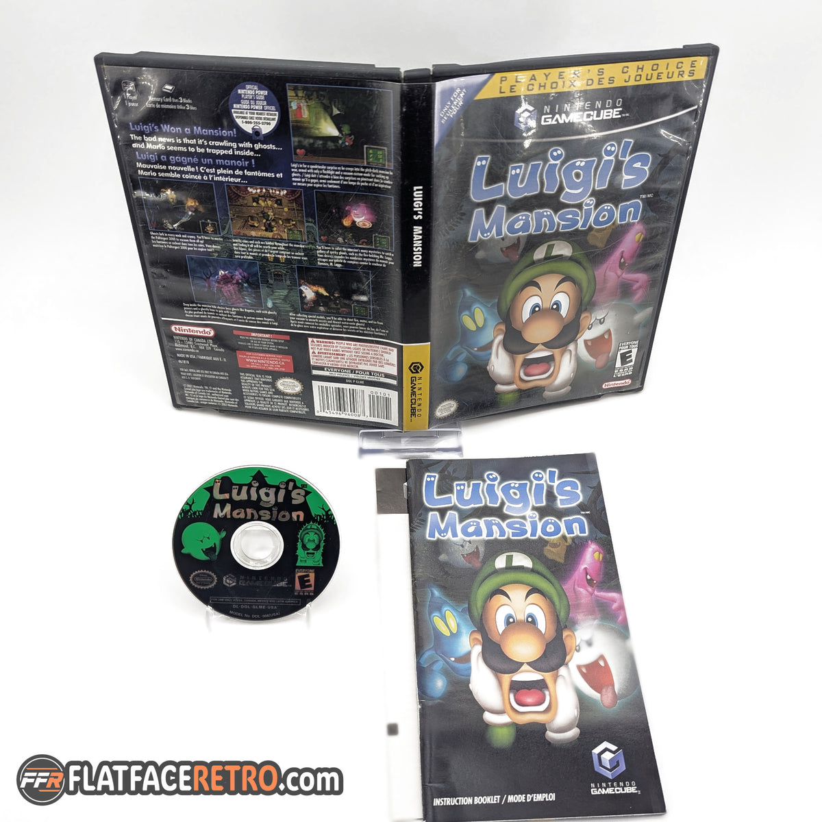 Luigi's Mansion [Player's Choice] - Nintendo Gamecube - Complete