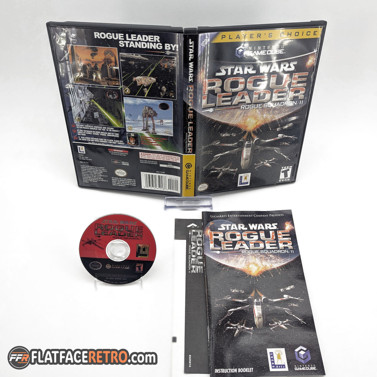 Star Wars Rogue Leader [Player's Choice] - Nintendo Gamecube - Complete