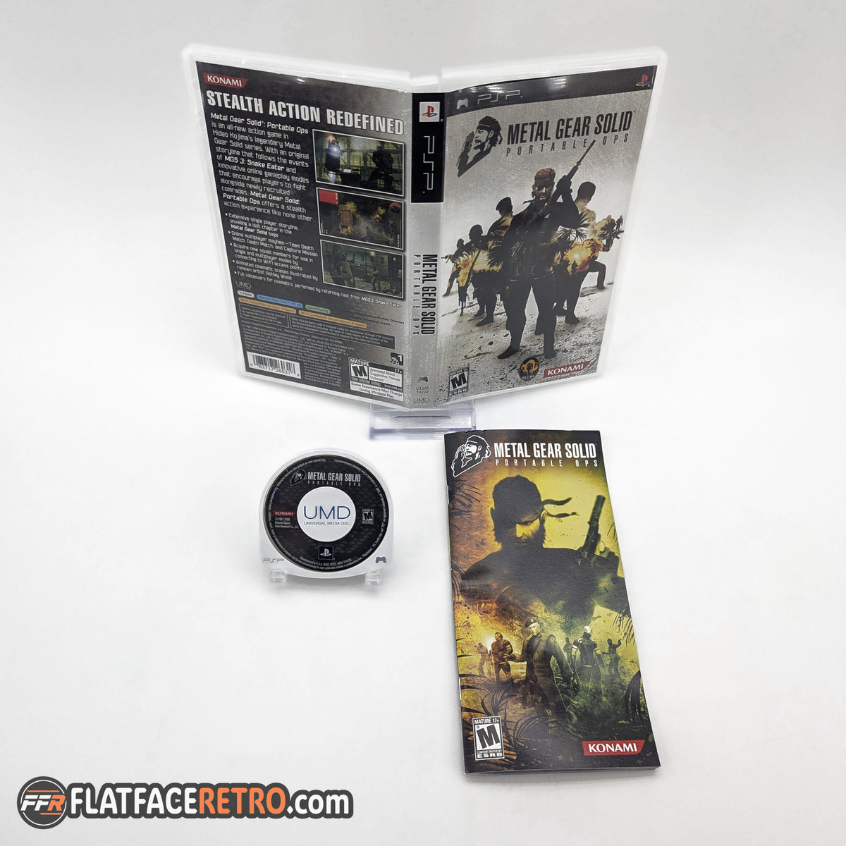 Metal Gear Solid Portable Ops - Sony PSP - Complete