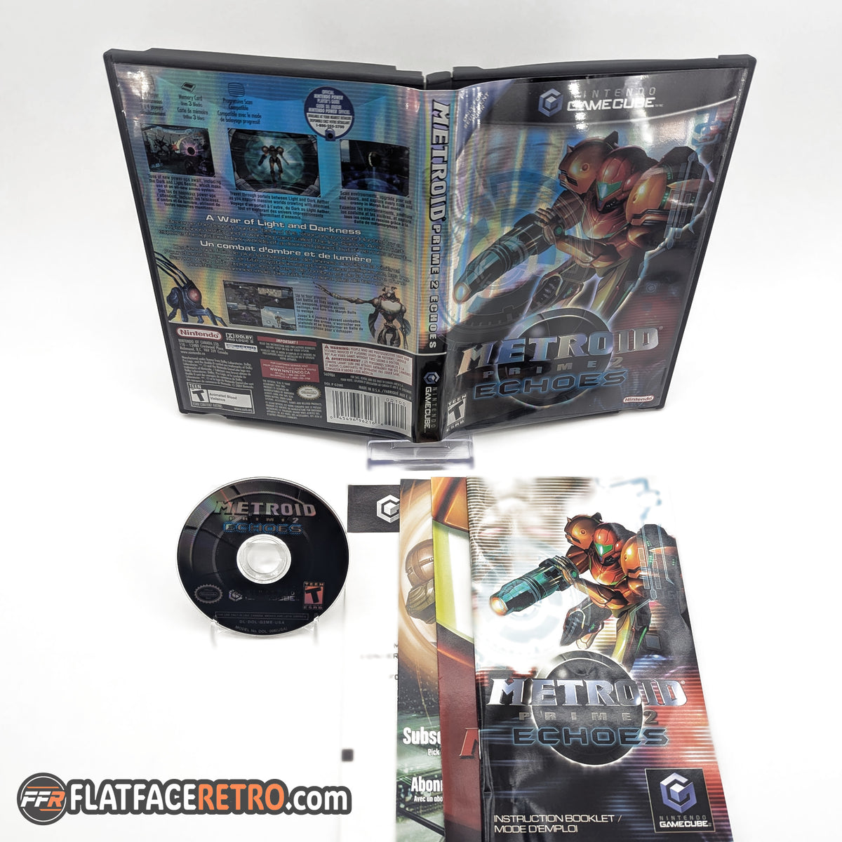 Metroid Prime 2 Echoes - Nintendo Gamecube - Complete