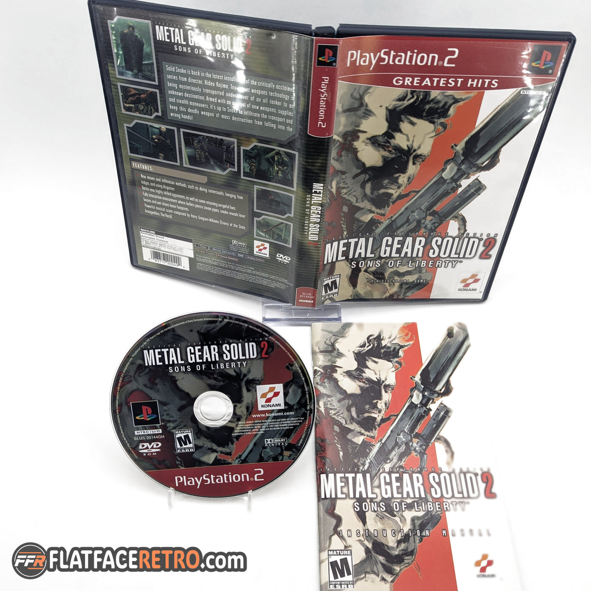 Metal Gear Solid 2 [Greatest Hits] - Sony PlayStation 2 - Complete