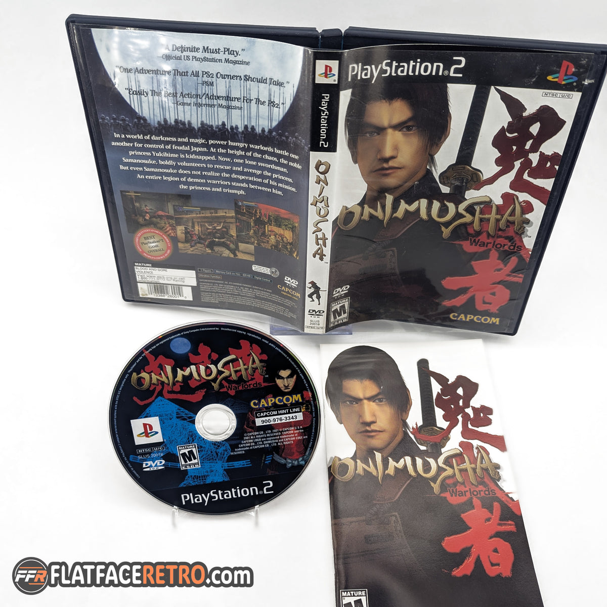 Onimusha Warlords - Sony PlayStation 2 - Complete