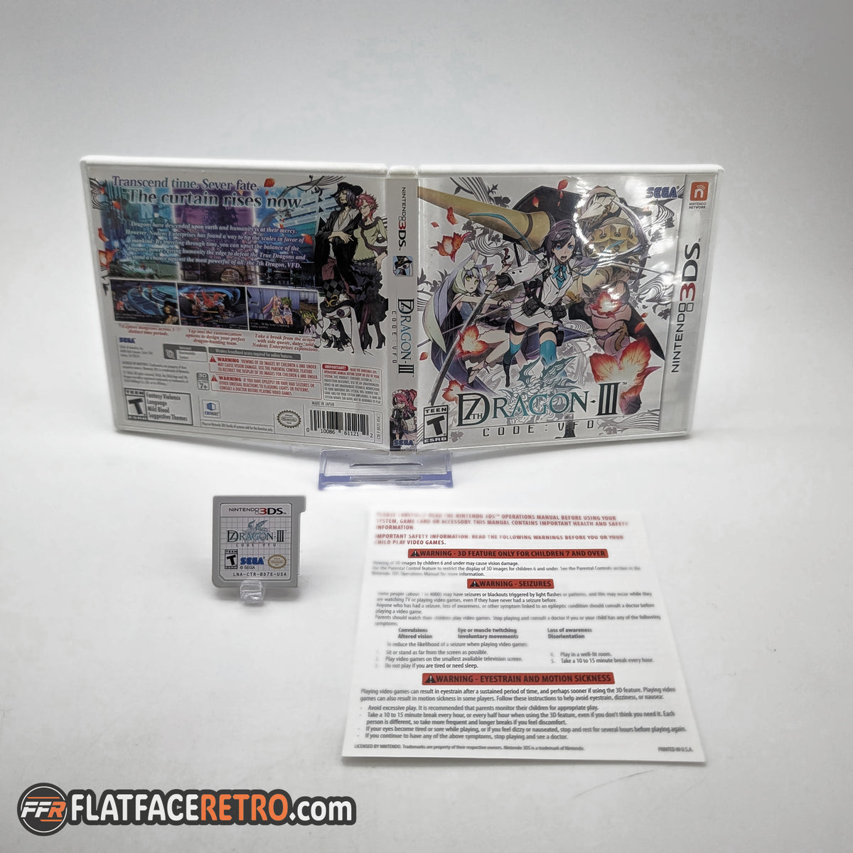 7th Dragon III Code VFD - Nintendo 3DS - Complete