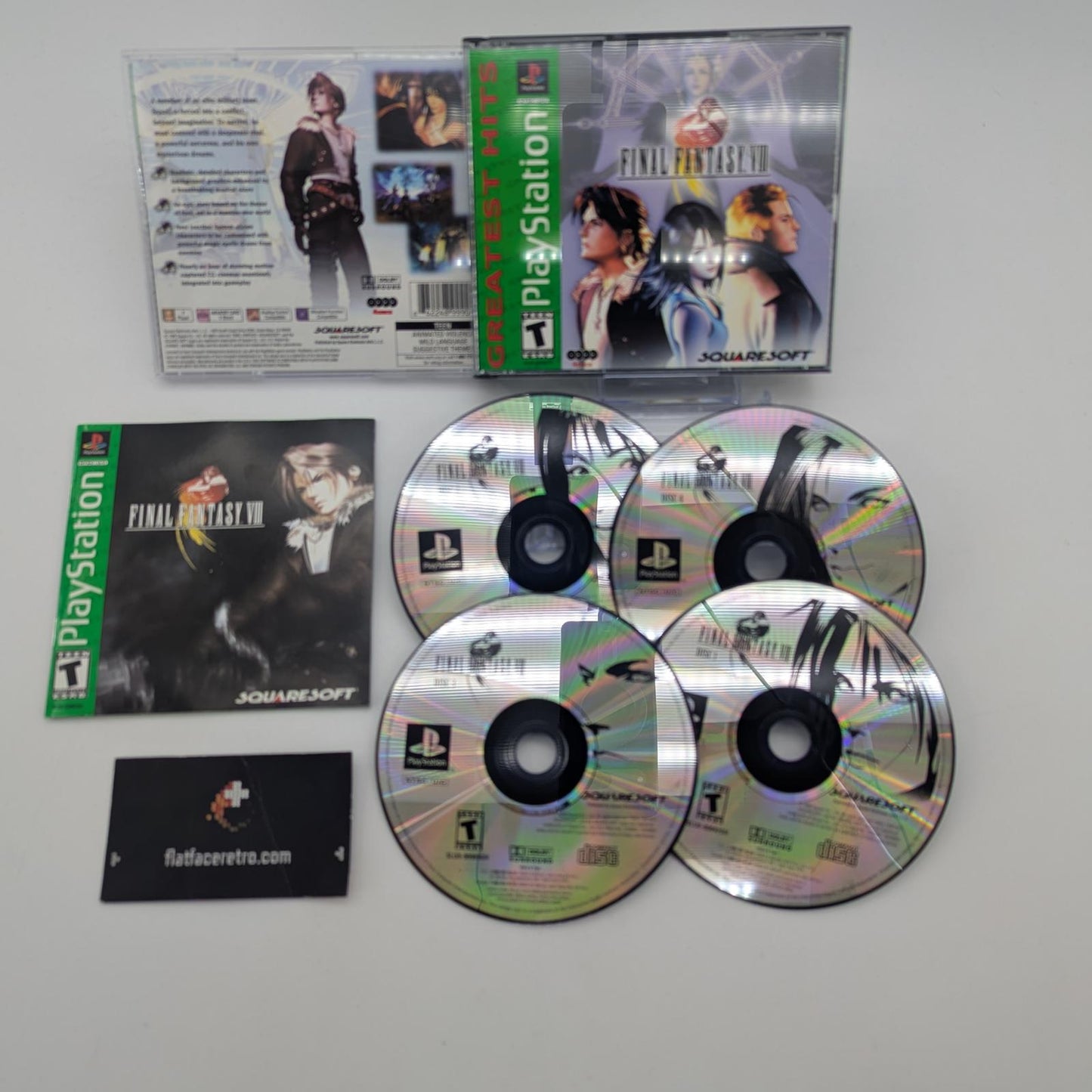Final Fantasy VIII [Greatest Hits] - Sony PlayStation 1 - Complete