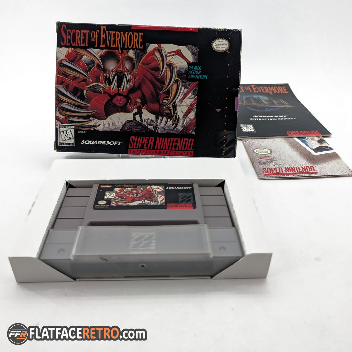 Secret of Evermore - Nintendo SNES - Complete