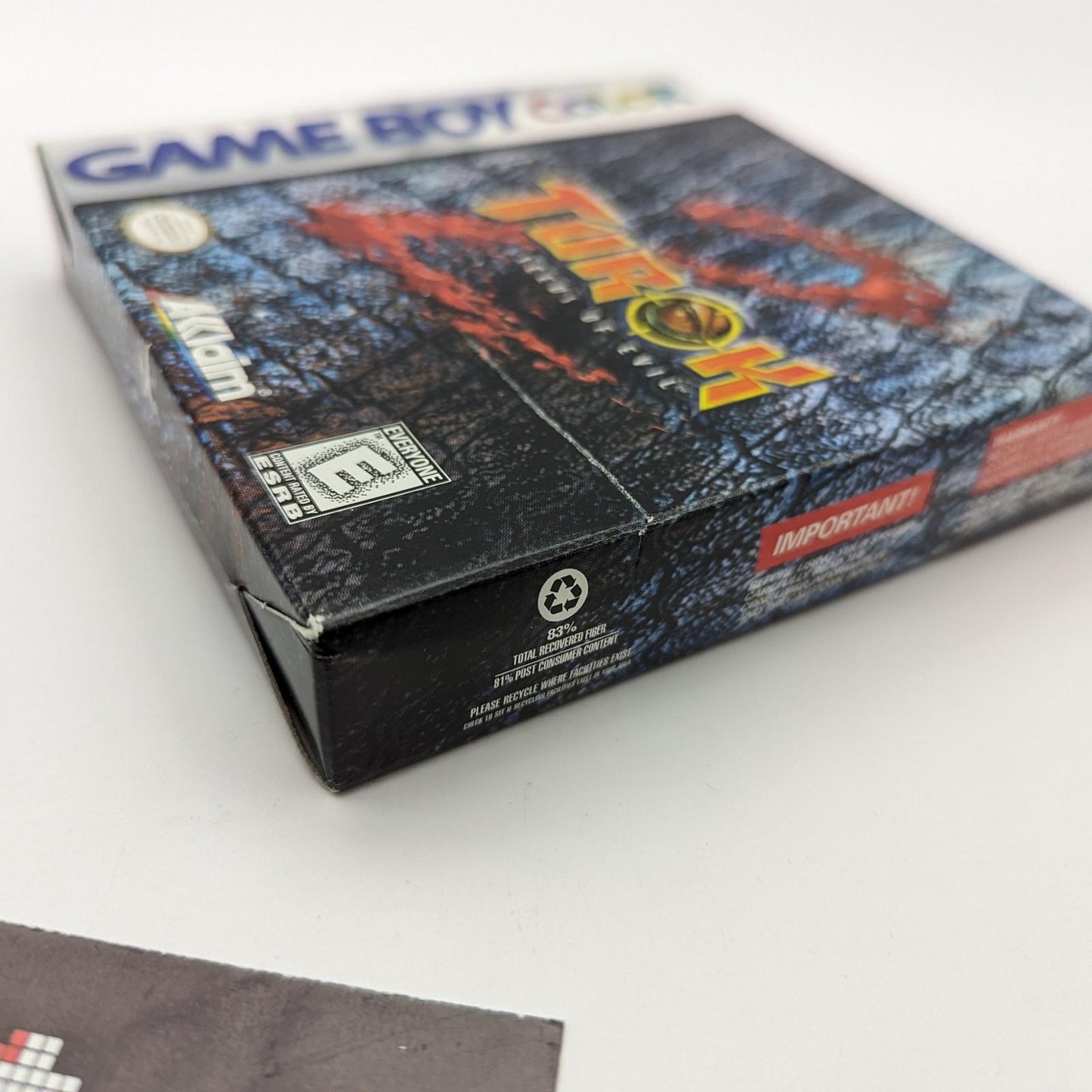 Turok 2 Seeds of Evil - Nintendo Game Boy Color - Complete