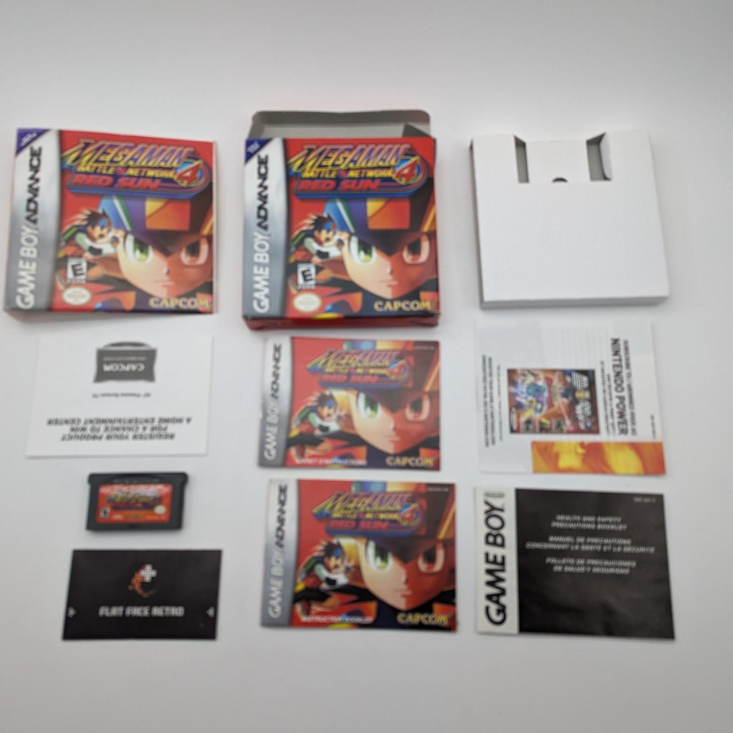 Mega Man Battle Network 4 Red Sun - Nintendo Game Boy Advance - Complete