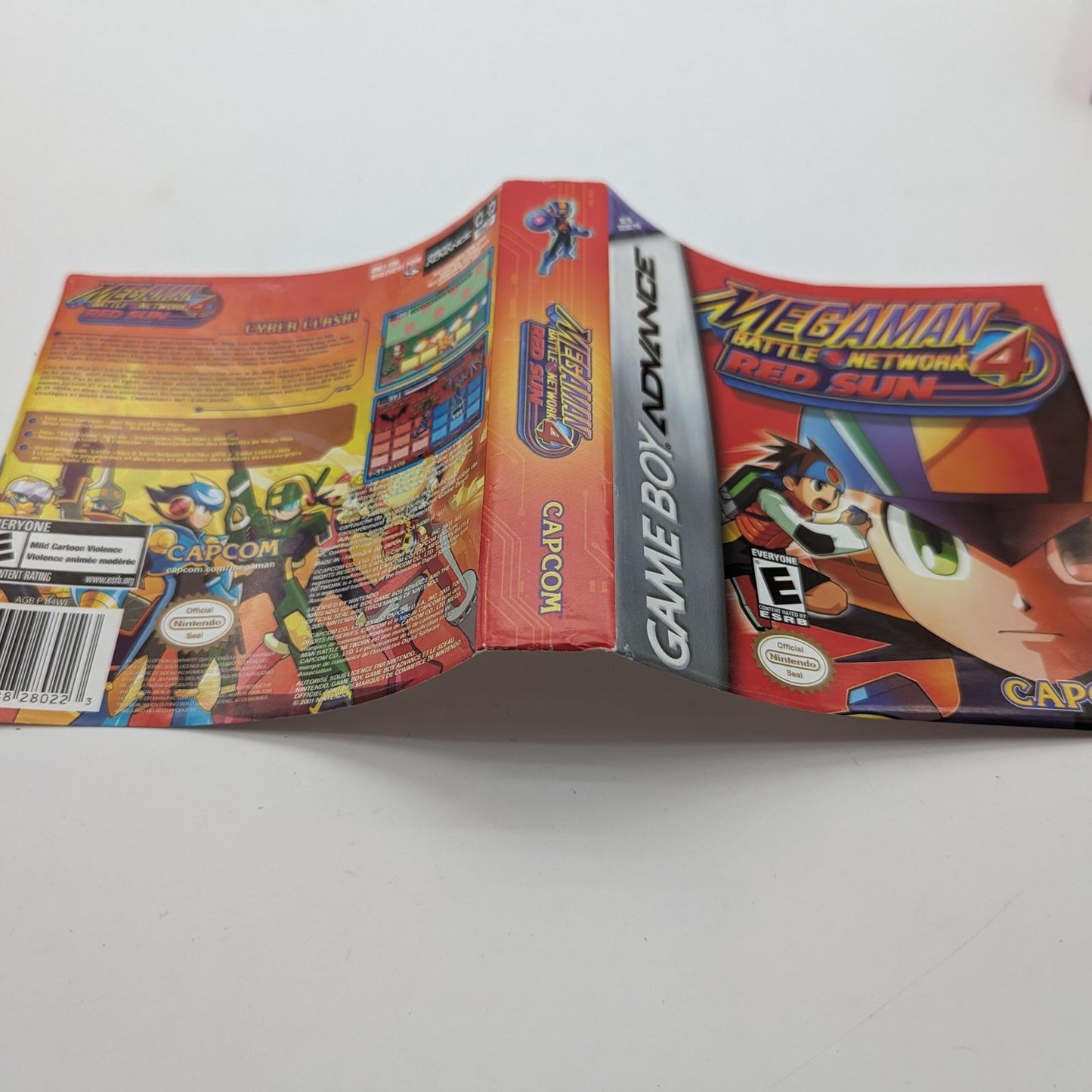 Mega Man Battle Network 4 Red Sun - Nintendo Game Boy Advance - Complete