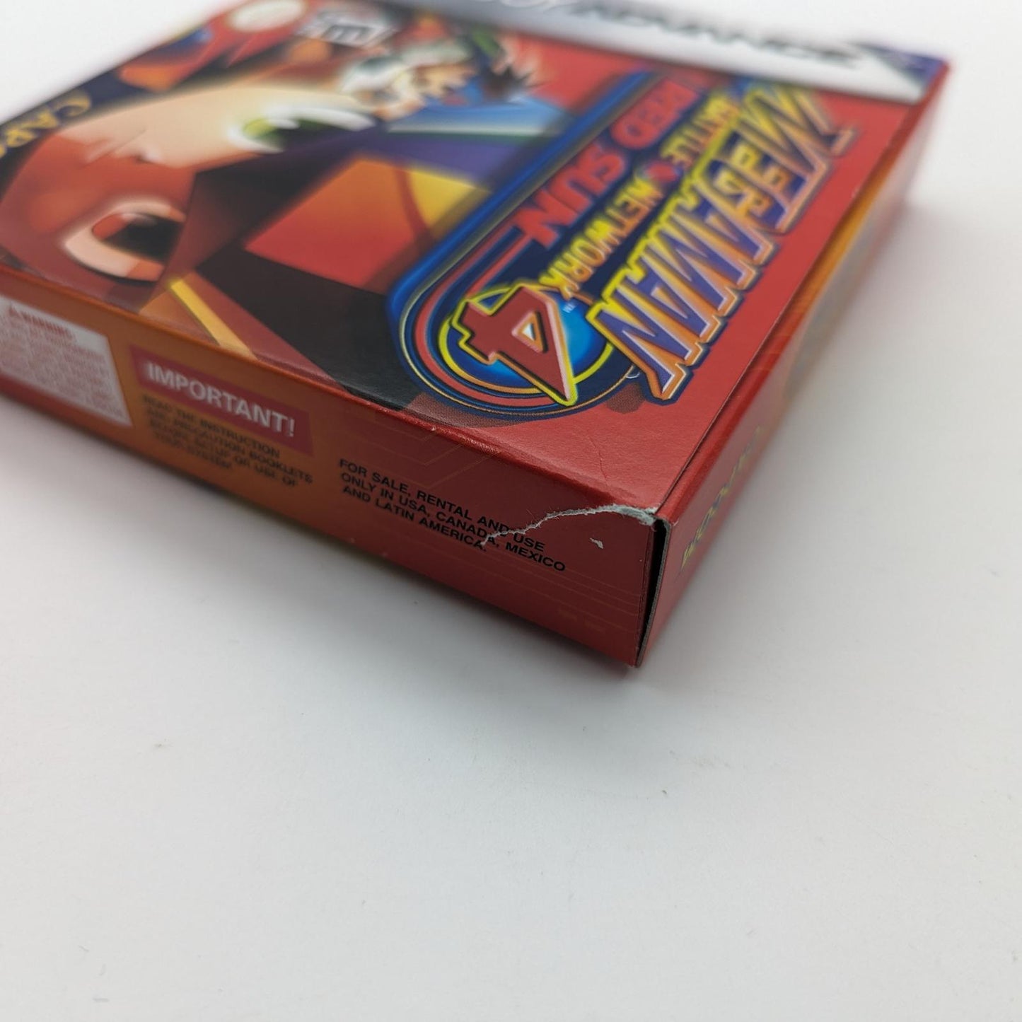 Mega Man Battle Network 4 Red Sun - Nintendo Game Boy Advance - Complete