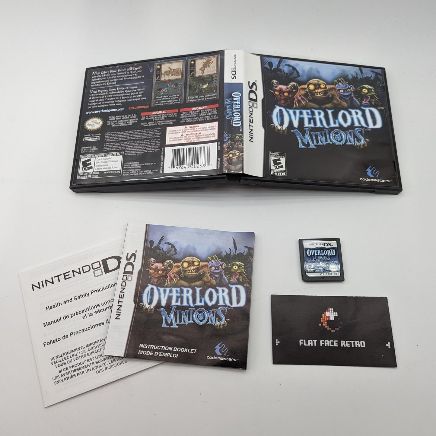 Overlord: Minions - Nintendo DS - Complete