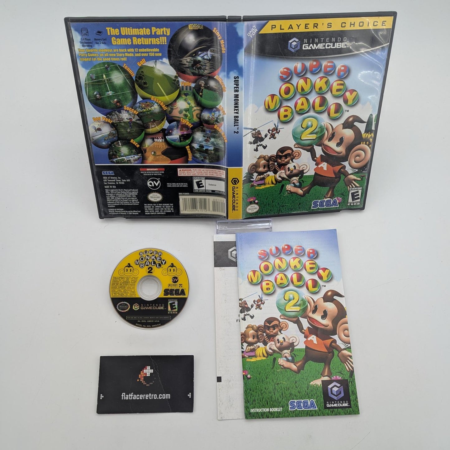 Super Monkey Ball 2 [Player's Choice] - Nintendo Gamecube - Complete