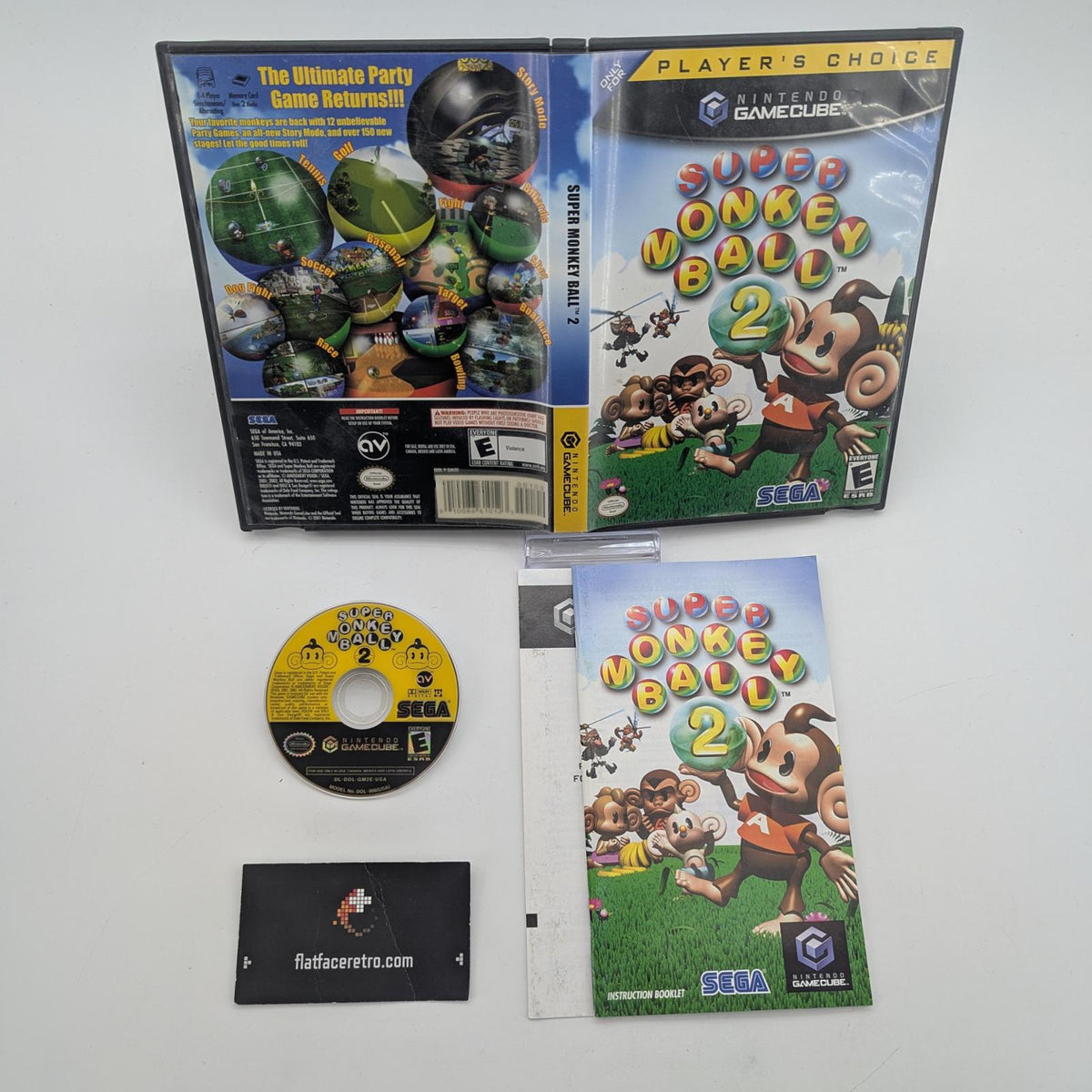 Super Monkey Ball 2 [Player's Choice] - Nintendo Gamecube - Complete