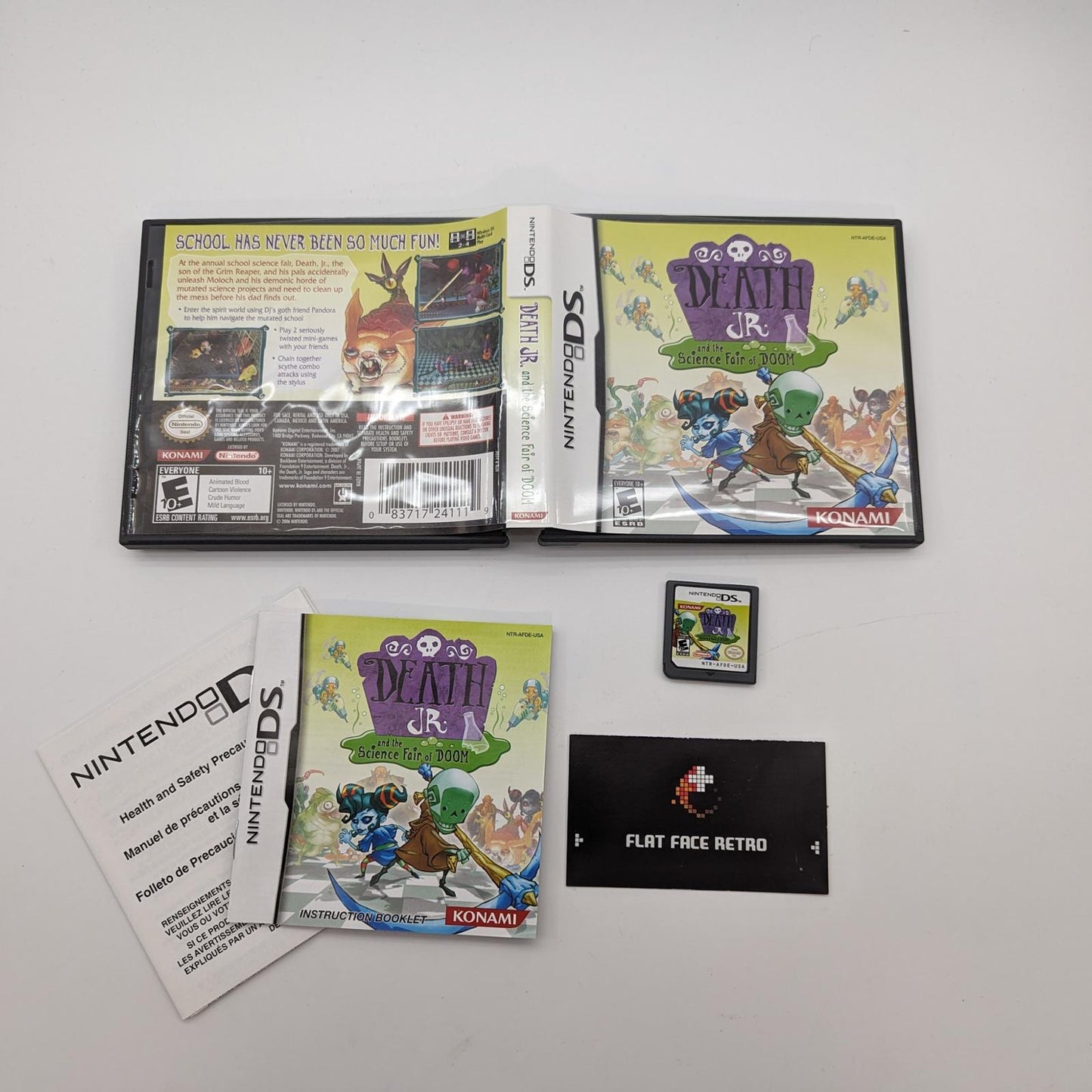 Death Jr & the Science Fair of Doom - Nintendo DS - Complete