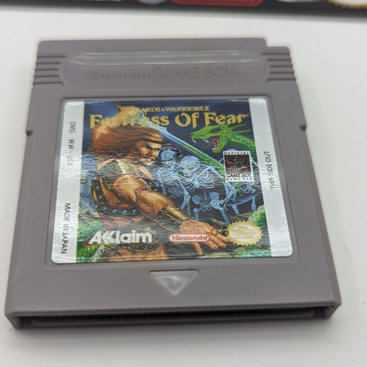 Fortress of Fear - Nintendo Game Boy - Complete