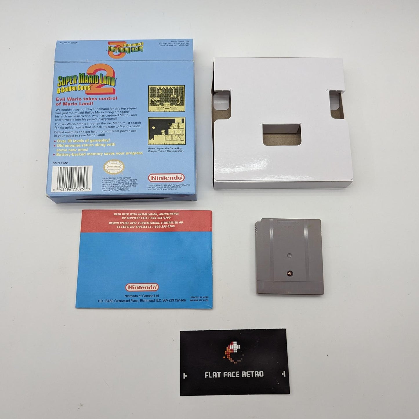 Super Mario Land 2 [Player's Choice] - Nintendo Game Boy - Complete