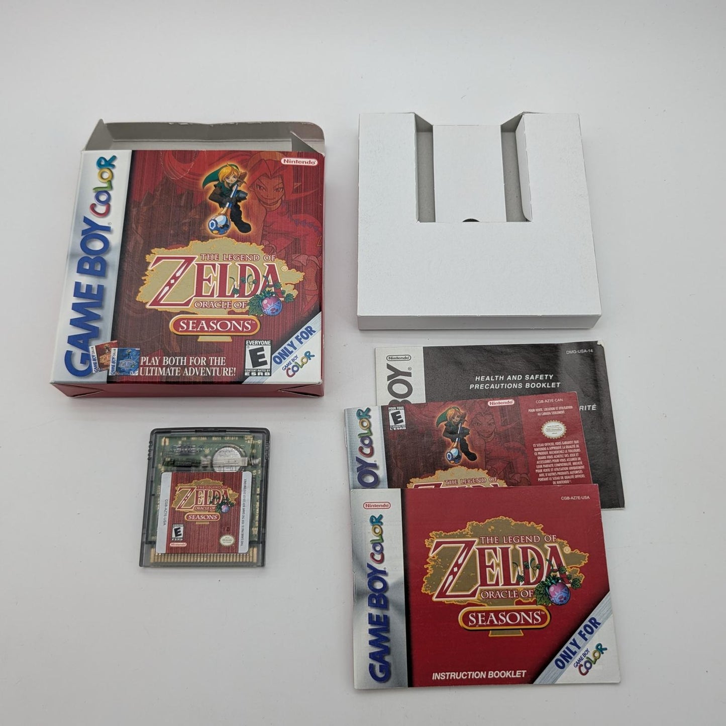 Zelda Oracle of Seasons - Nintendo Game Boy Color - Complete
