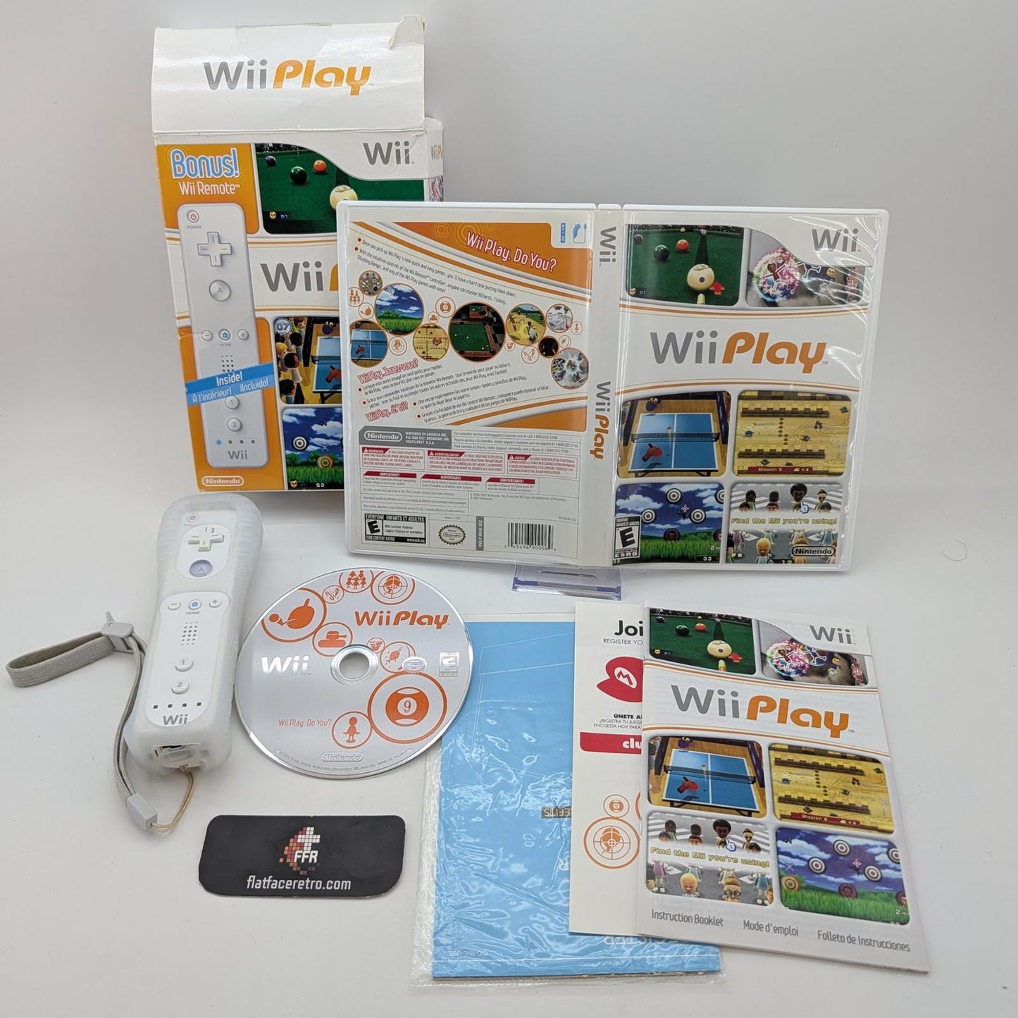 Wii Play wiiplay [Controller Bundle] - Nintendo Wii - Complete