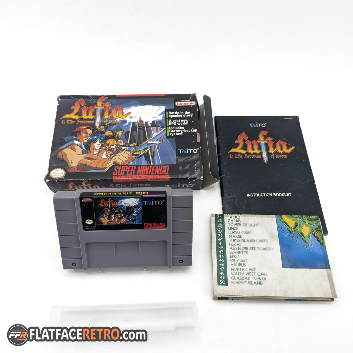 Lufia and The Fortress of Doom - Nintendo SNES - Complete