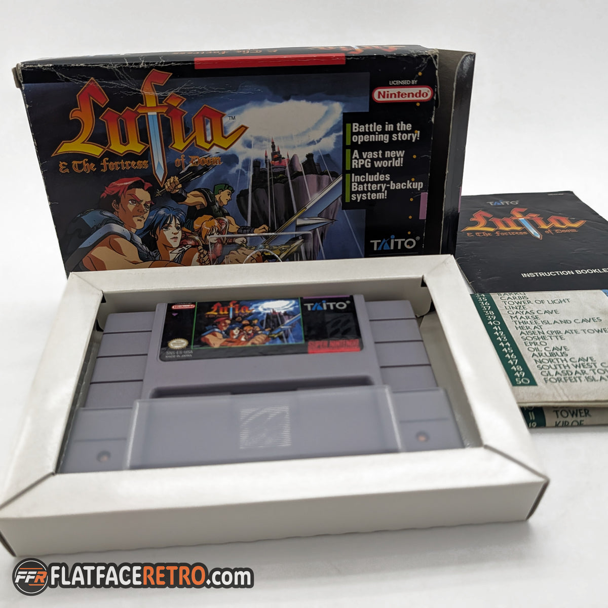 Lufia and The Fortress of Doom - Nintendo SNES - Complete