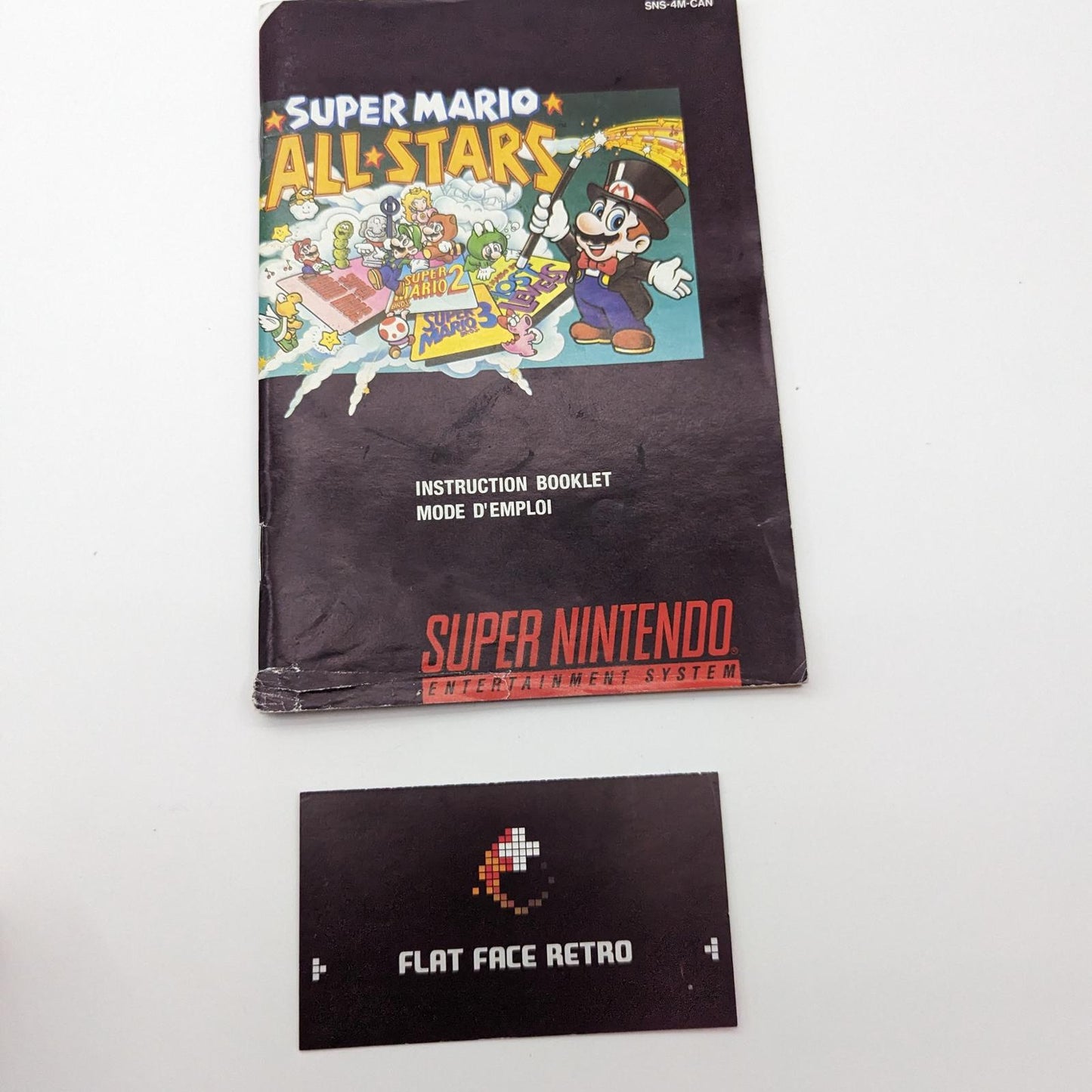 Super Mario All-Stars - Nintendo SNES - Manual Only