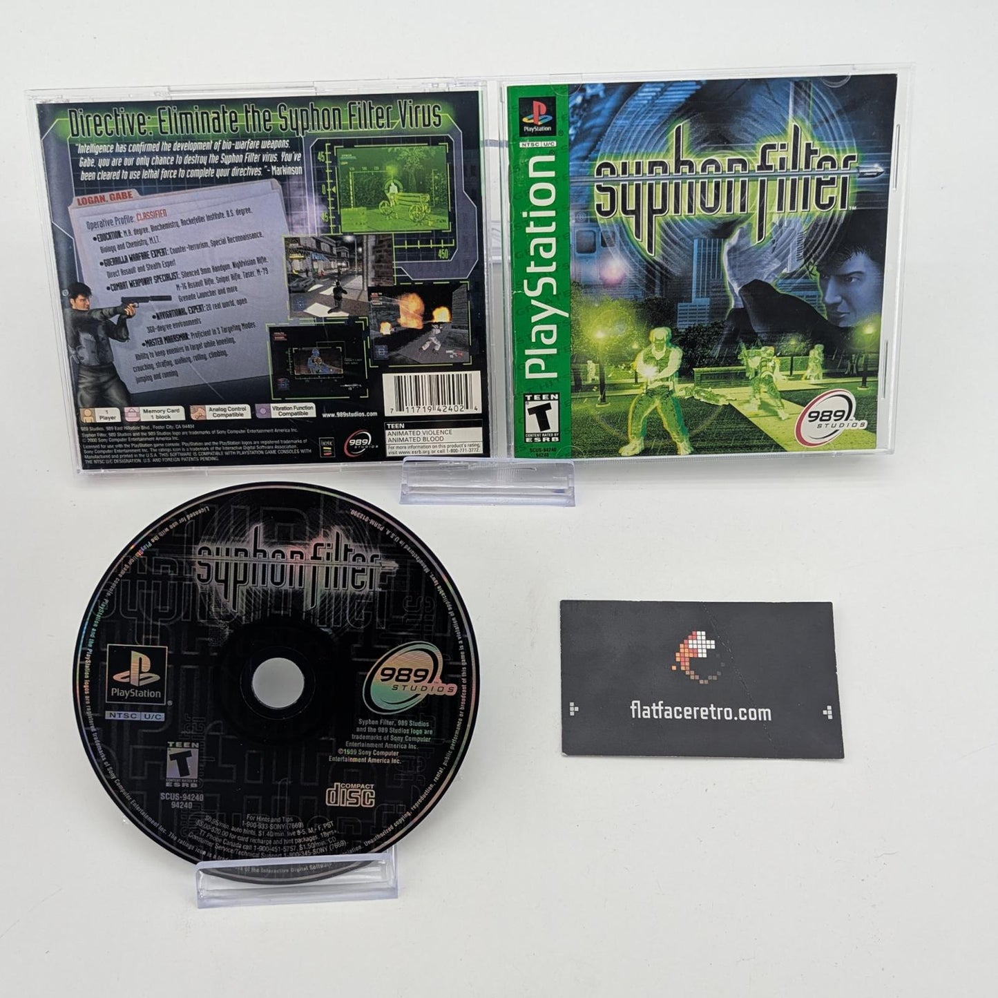 Syphon Filter [Greatest Hits] - Sony PlayStation 1 - Complete