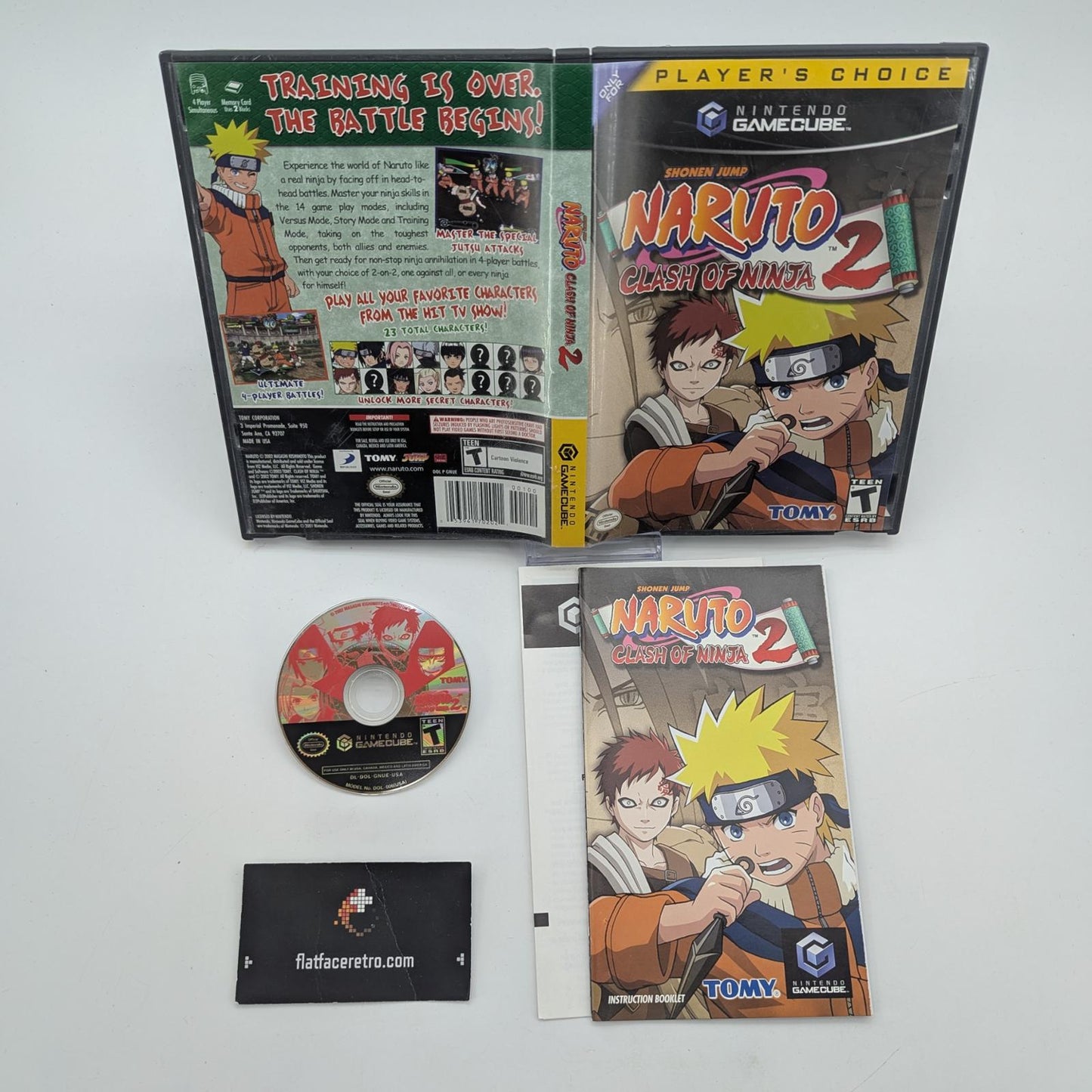 Naruto Clash of Ninja 2 [Player's Choice] - Nintendo Gamecube - Complete
