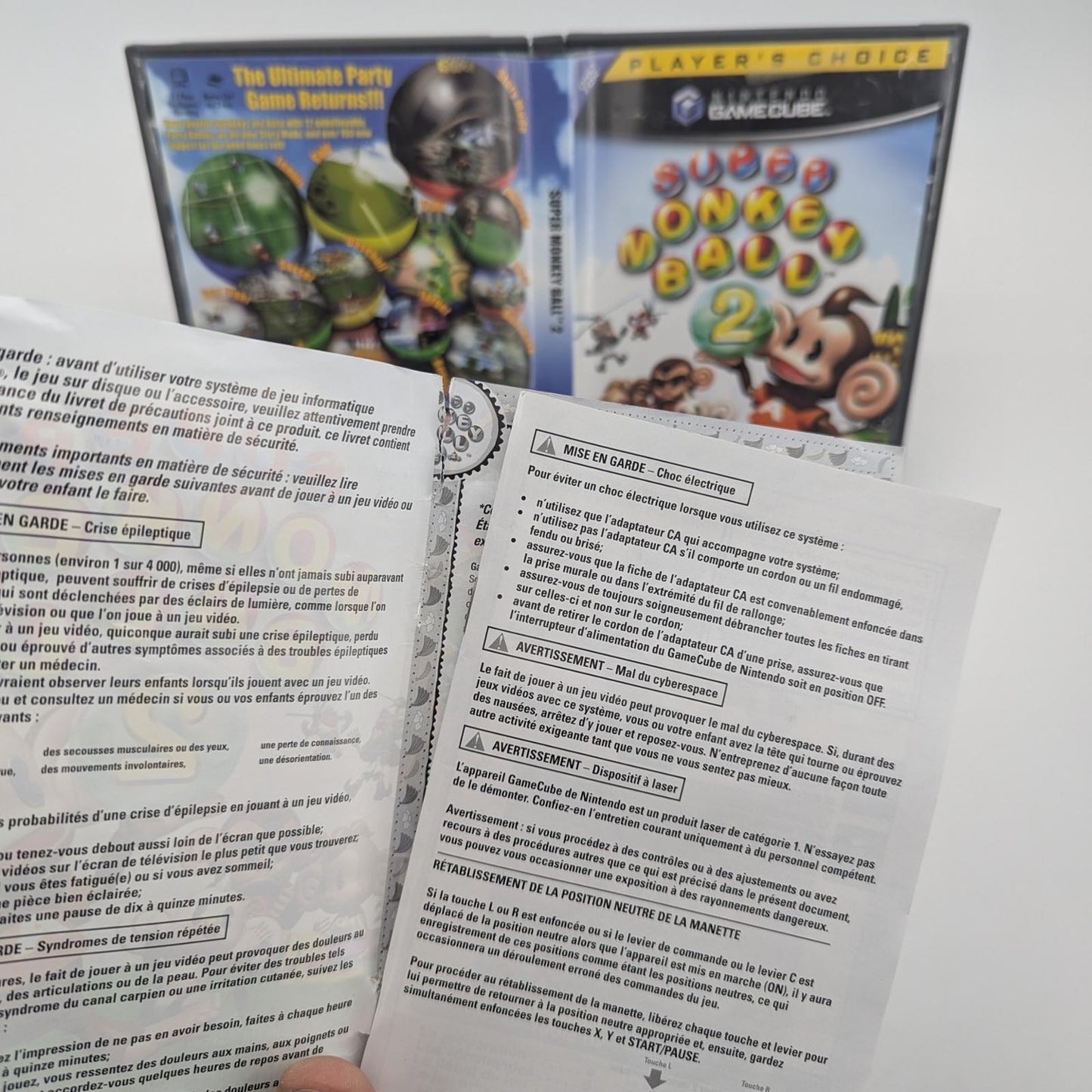 Super Monkey Ball 2 [Player's Choice] - Nintendo Gamecube - Complete
