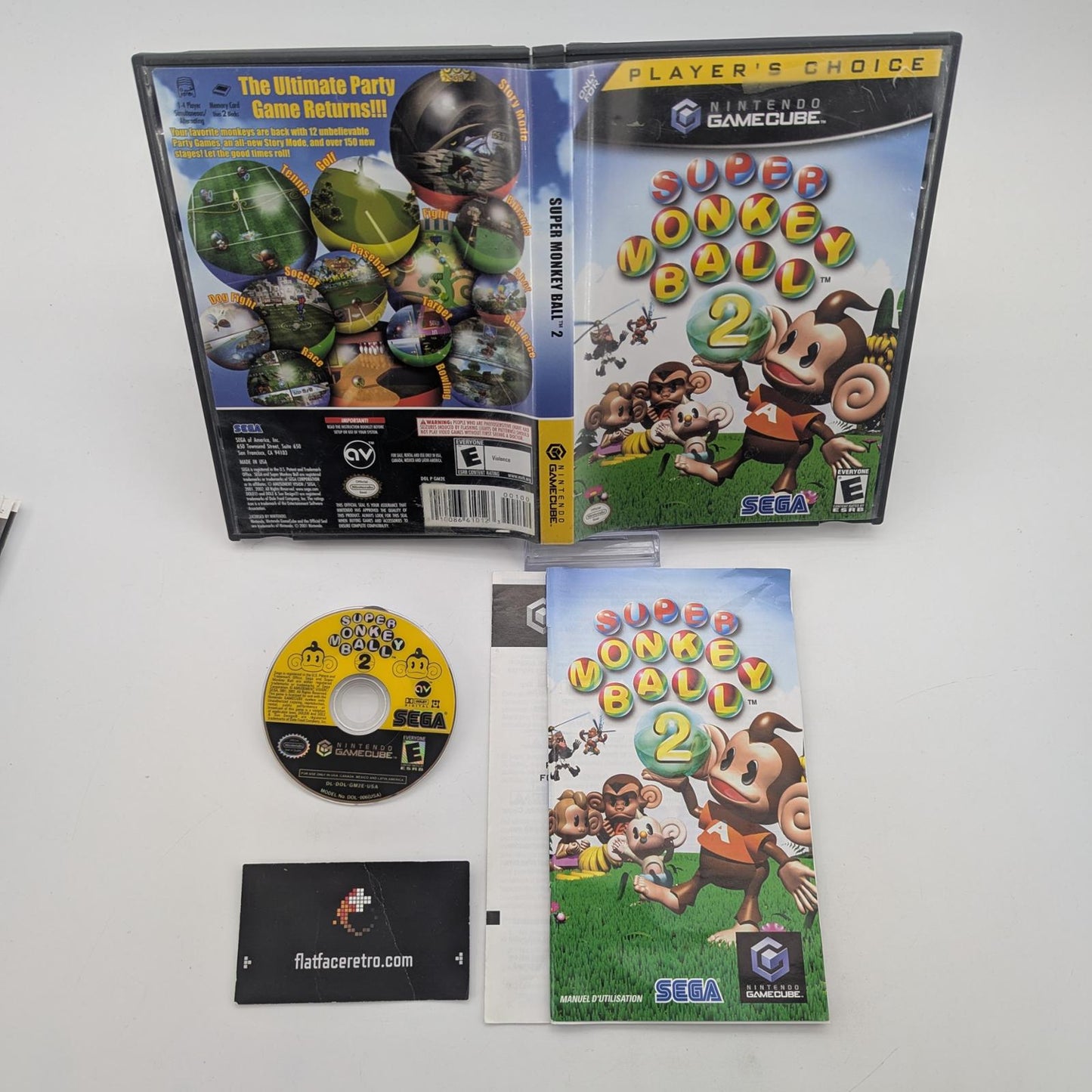 Super Monkey Ball 2 [Player's Choice] - Nintendo Gamecube - Complete