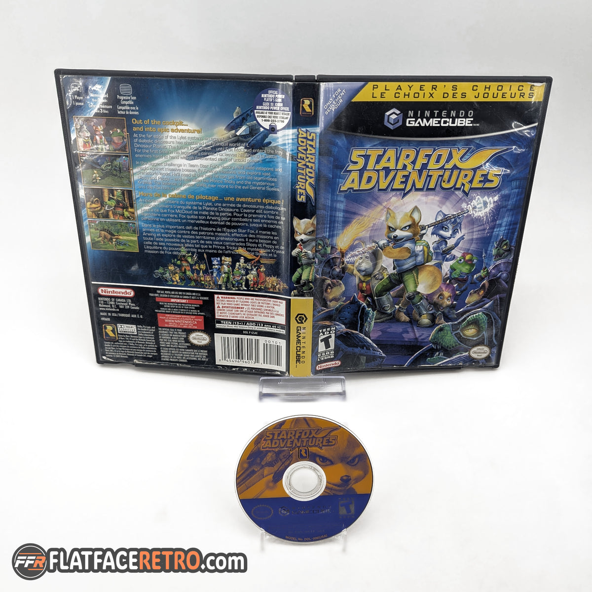 Star Fox Adventures [Player's Choice] - Nintendo Gamecube - Game and Case Insert Only