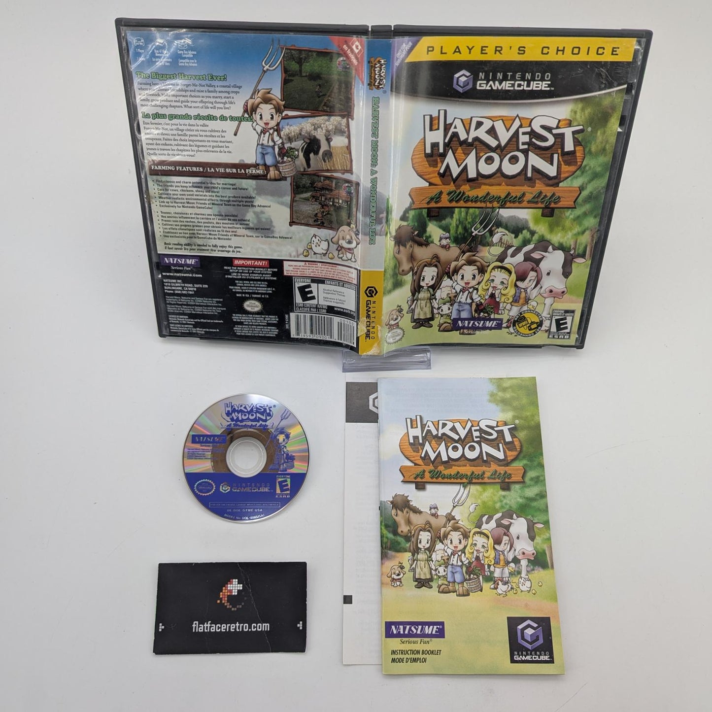 Harvest Moon A Wonderful Life [Player's Choice] - Nintendo Gamecube - Complete