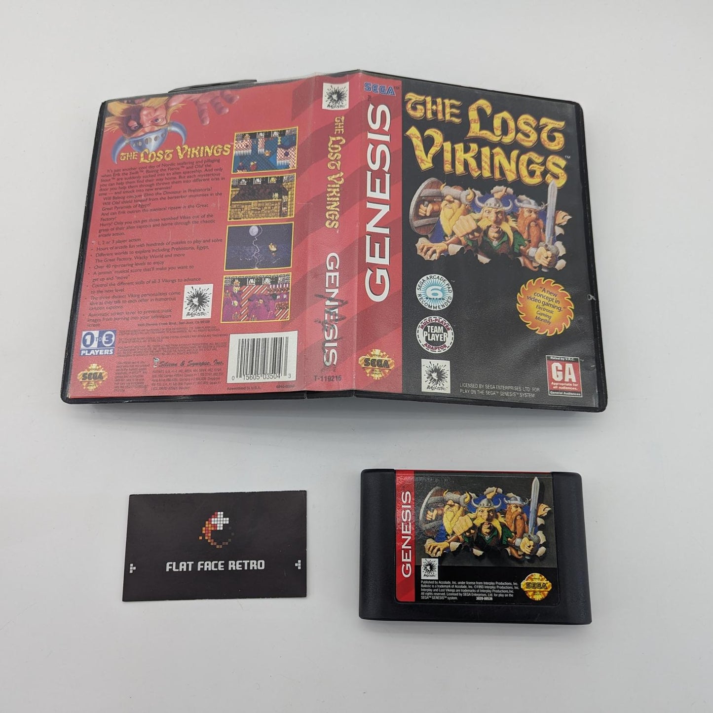 The Lost Vikings - Sega Genesis - Game and Box Only