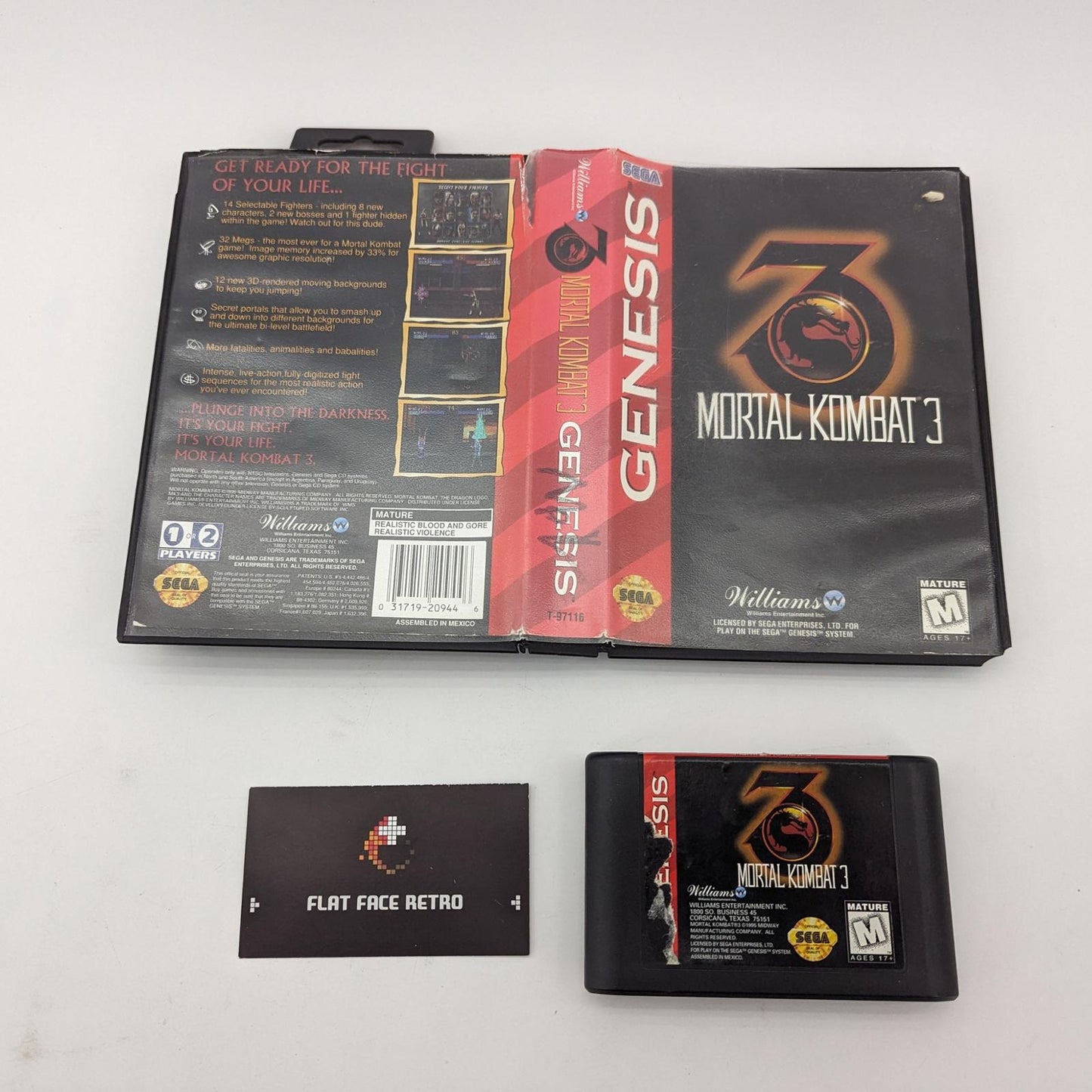 Mortal Kombat 3 - Sega Genesis - Game and Box Only