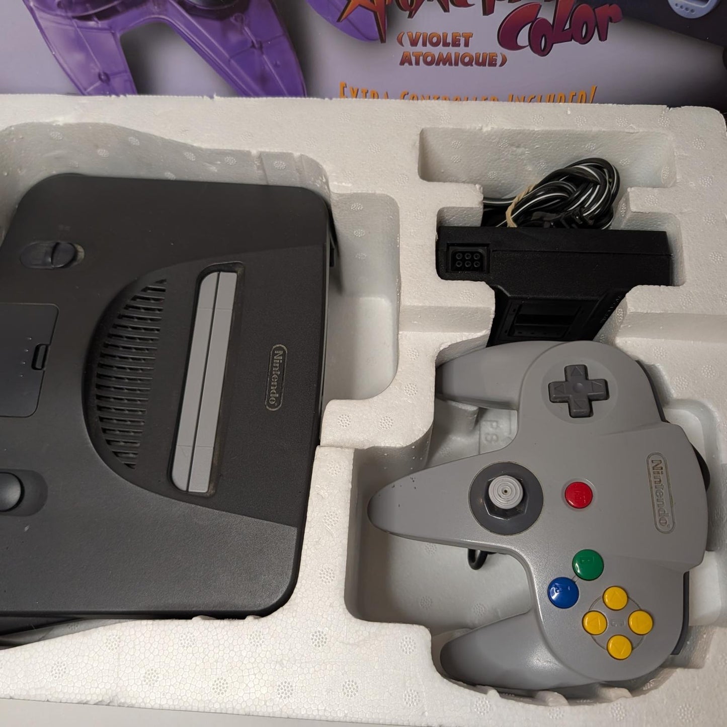 N64 Atomic Purple System - Nintendo 64 - Complete