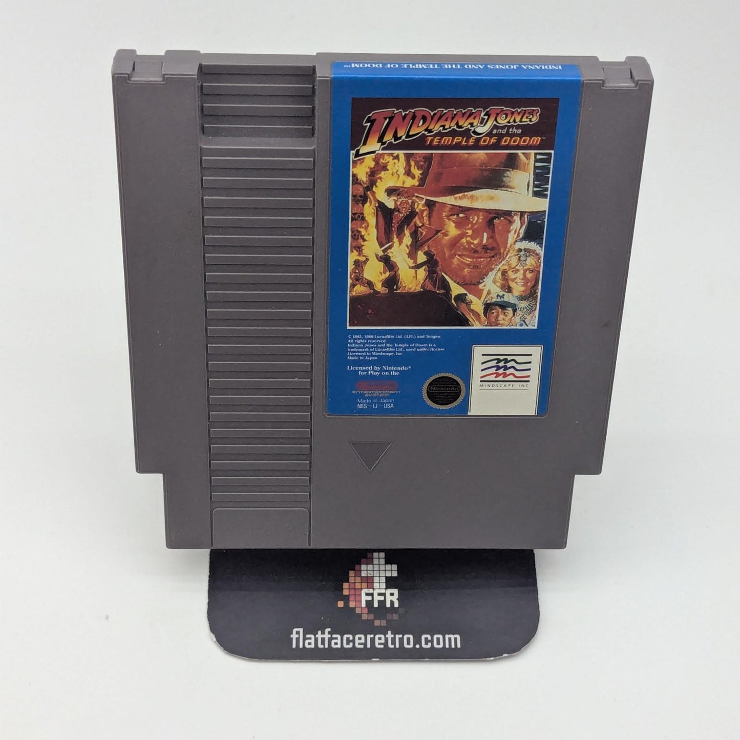 Indiana Jones and the Temple of Doom - Nintendo NES - Game Only