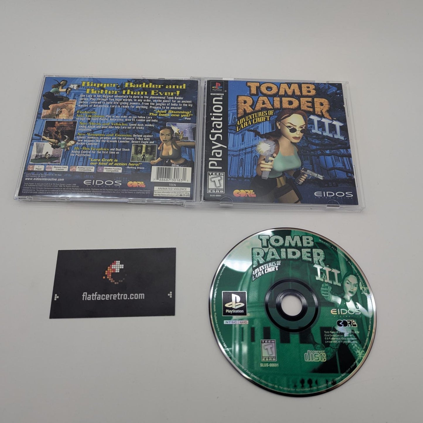 Tomb Raider III - Sony PlayStation 1 - Complete