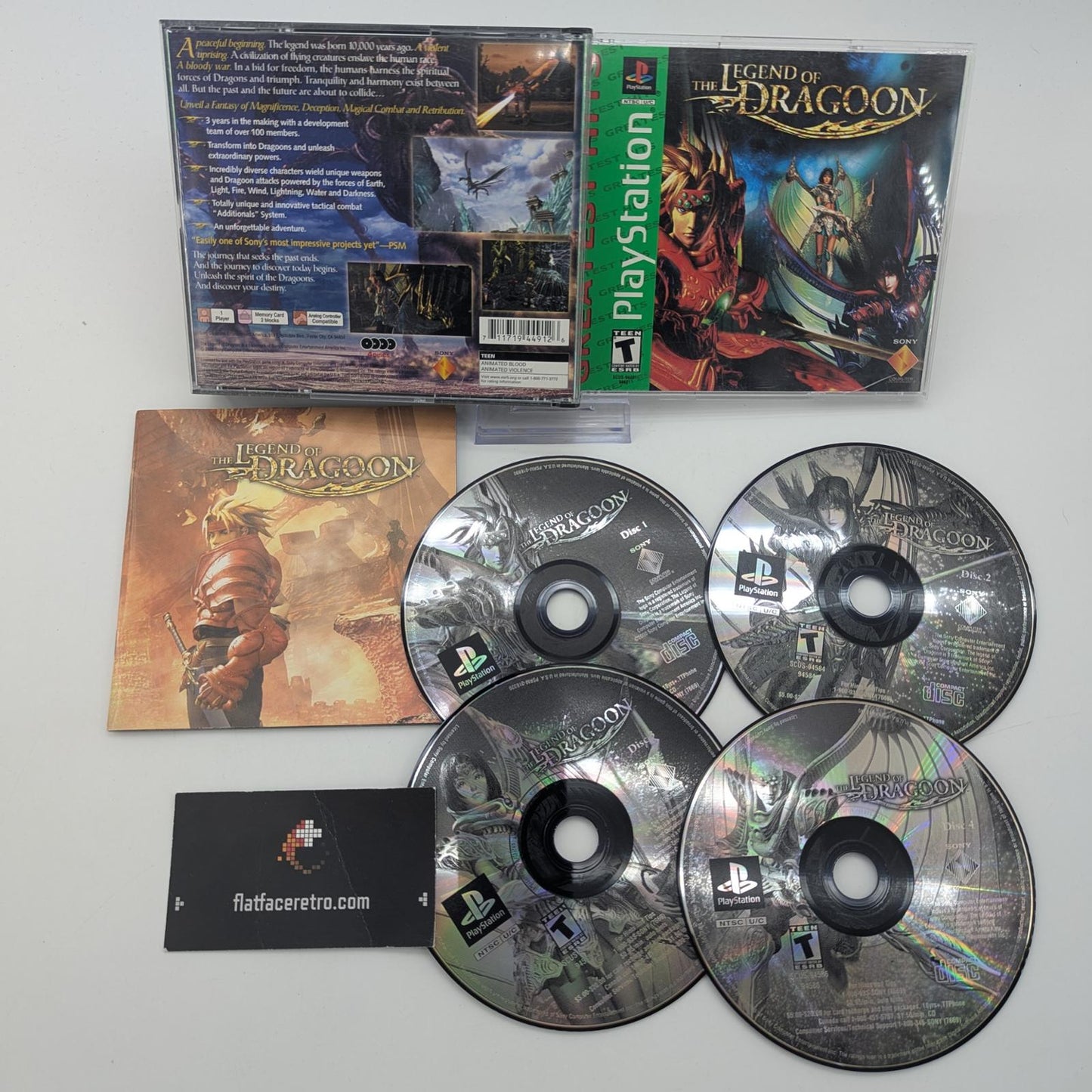 Legend of Dragoon [Greatest Hits] - Sony PlayStation 1 - Complete