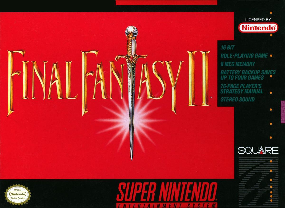 Final Fantasy II - Nintendo SNES - Complete