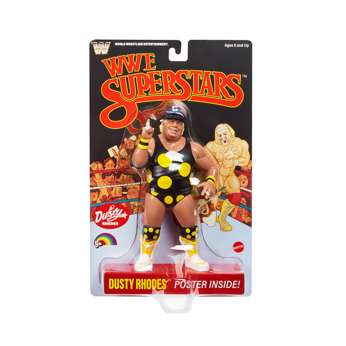 Dusty Rhodes [Black] - Wrestling WWE LJN - Sealed