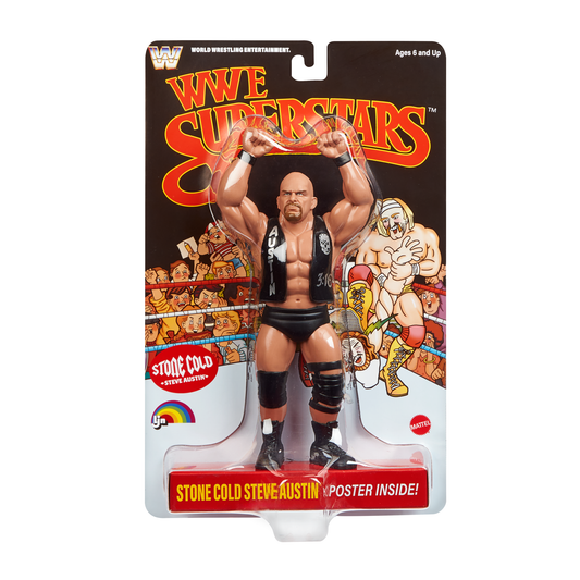 Stone Cold Steve Austin [Black] - Wrestling WWE LJN - Sealed