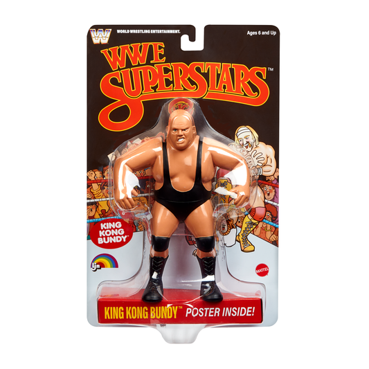 King Kon Bundy [Black] - Wrestling WWE LJN - Sealed