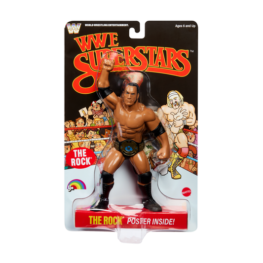 The Rock [Black] - Wrestling WWE LJN - Sealed