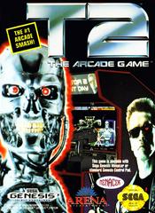 T2 The Arcade Game - Sega Genesis - Game and Box Only