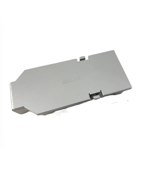 Serial Port 1 Cover Platinum Silver [OEM] - Nintendo Gamecube - Parts Only